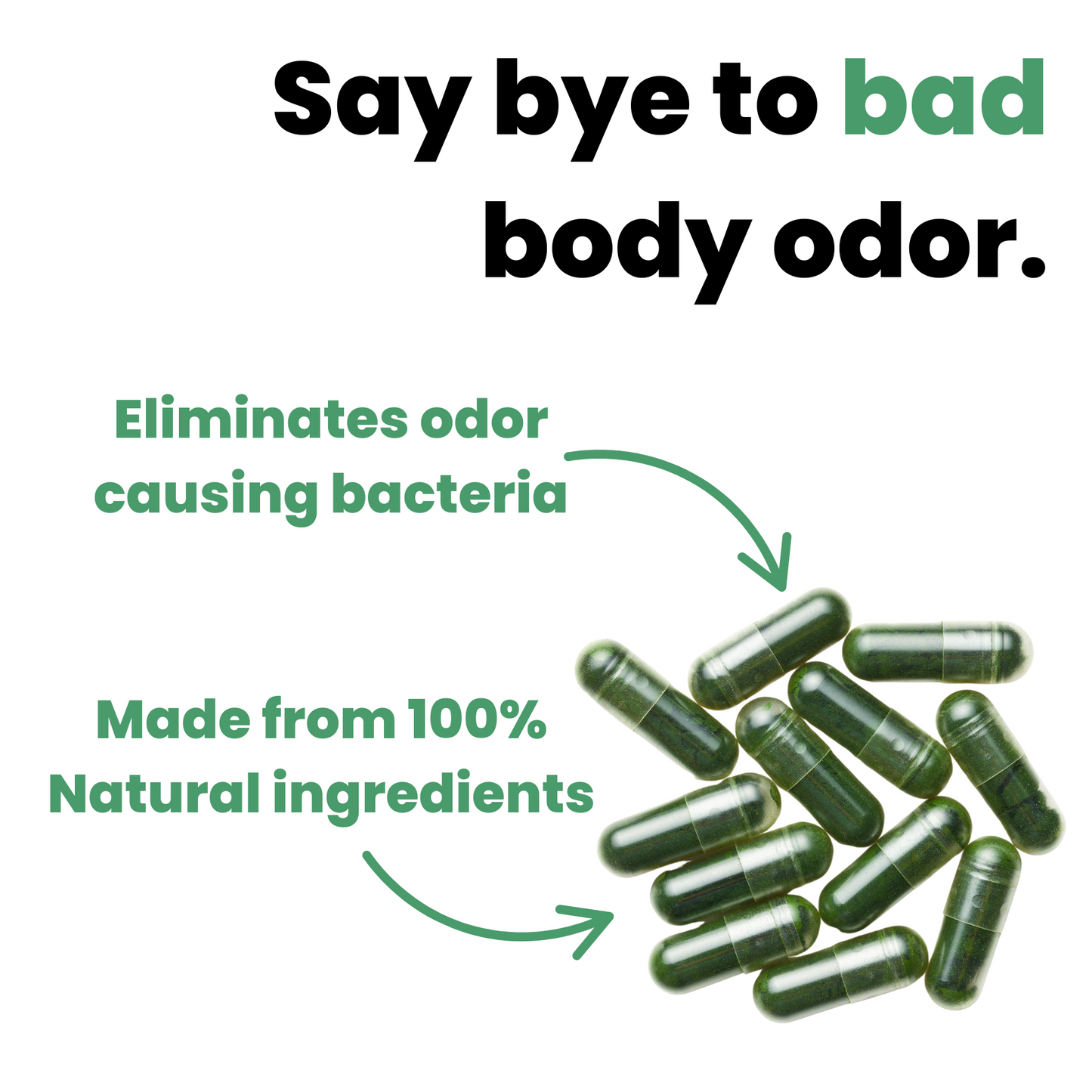 NO/BO Natural Deodorizing Supplement