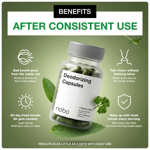 NOBO™ Clinical Strength Anti Bad Breath Capsules VIP