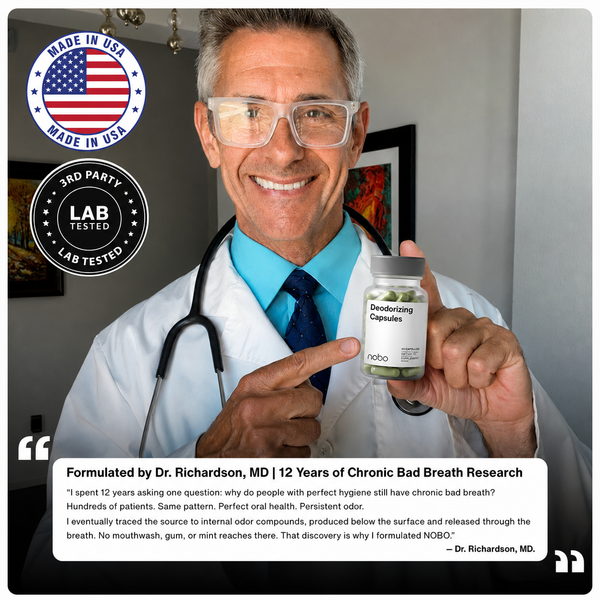 Clinical Strength Anti Bad Breath Capsules by NOBO™