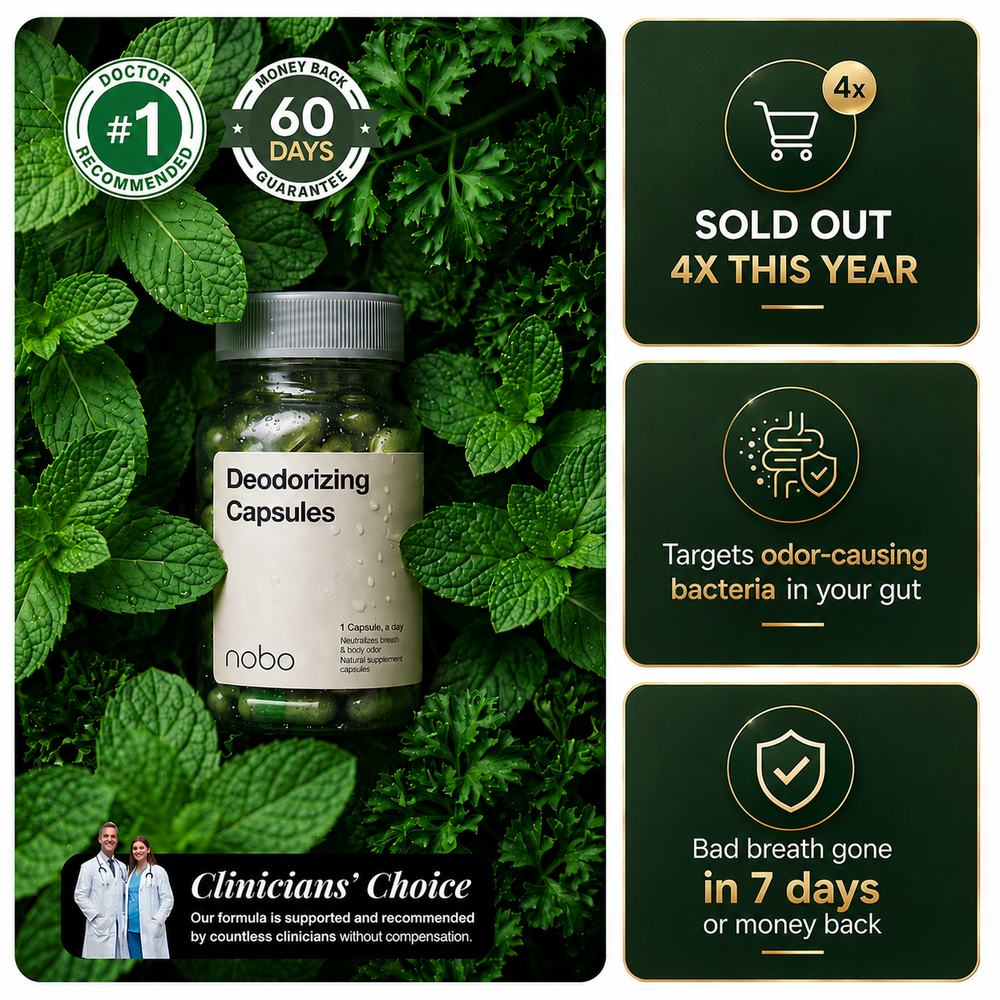 Clinical Strength Anti Bad Breath Capsules by NOBO