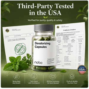 Clinical Strength Anti Bad Breath Capsules by NOBO™