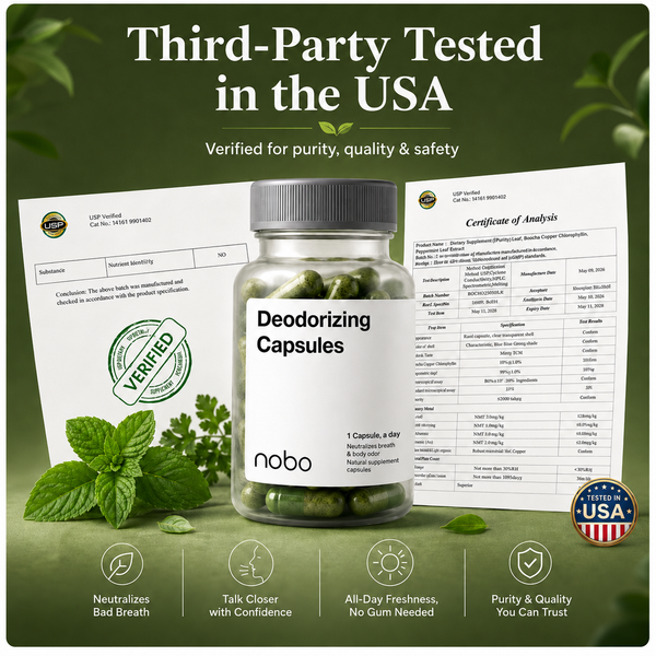 Clinical Strength Anti Bad Breath Capsules by NOBO™