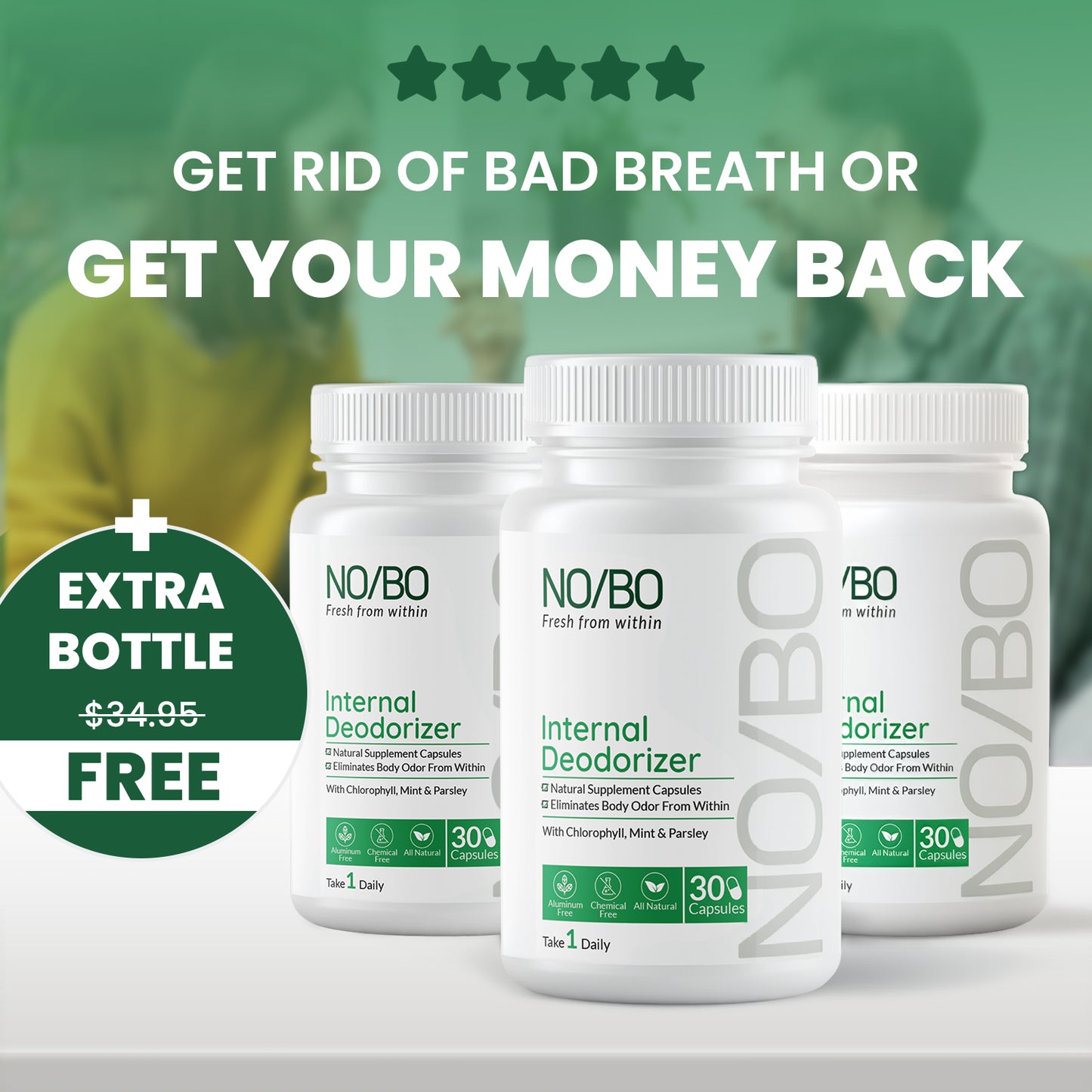 NO/BO – Advanced Bad Breath Neutralizing Formula