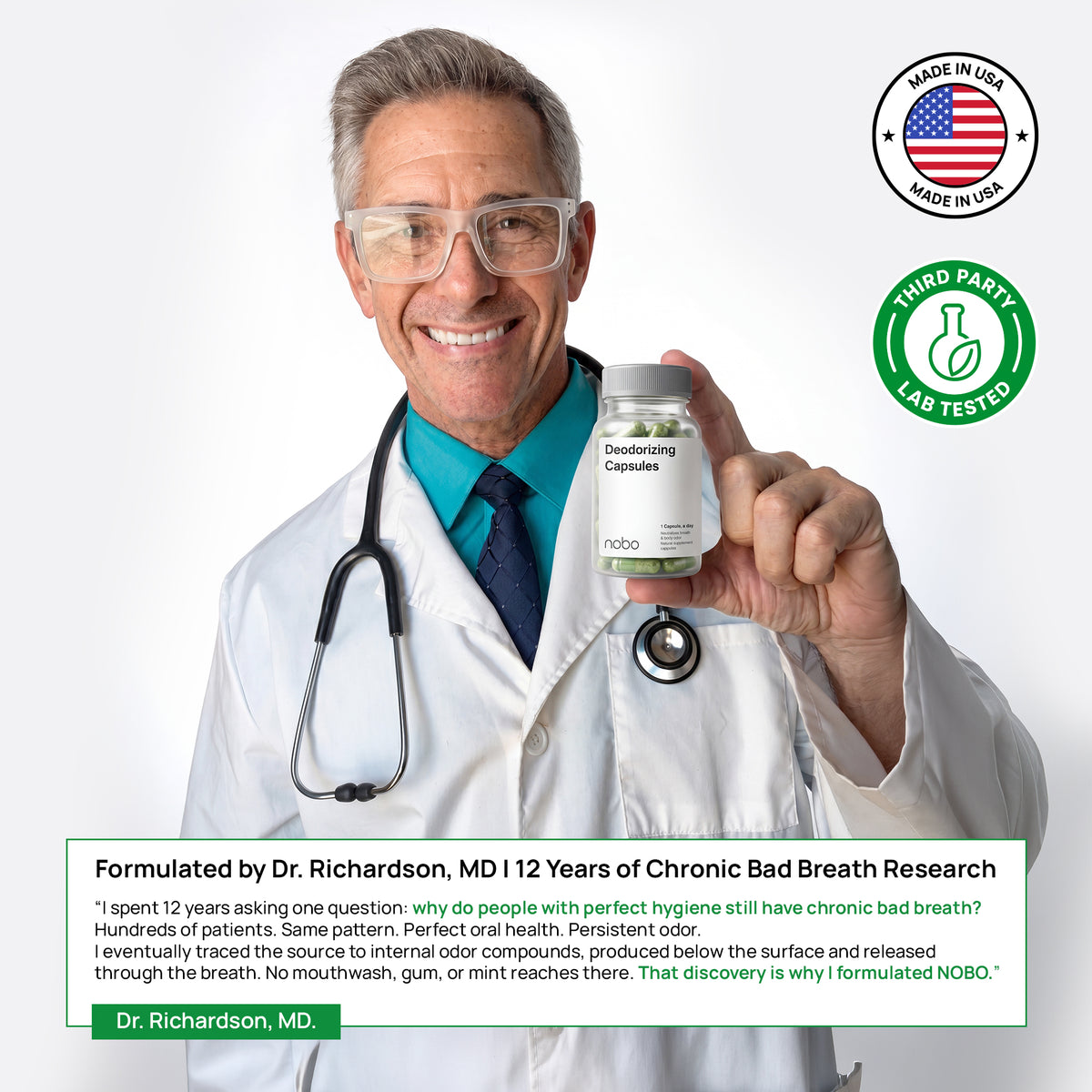 NOBO™ Clinical Strength Bad Breath Capsules 2.0