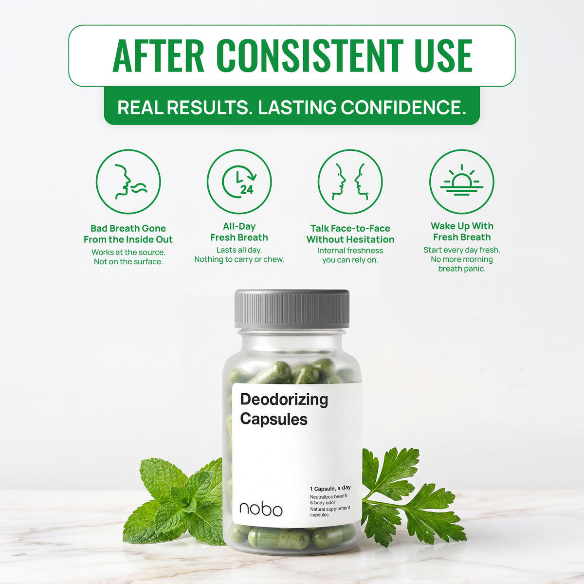 NOBO™ Clinical Strength Bad Breath Capsules 2.0