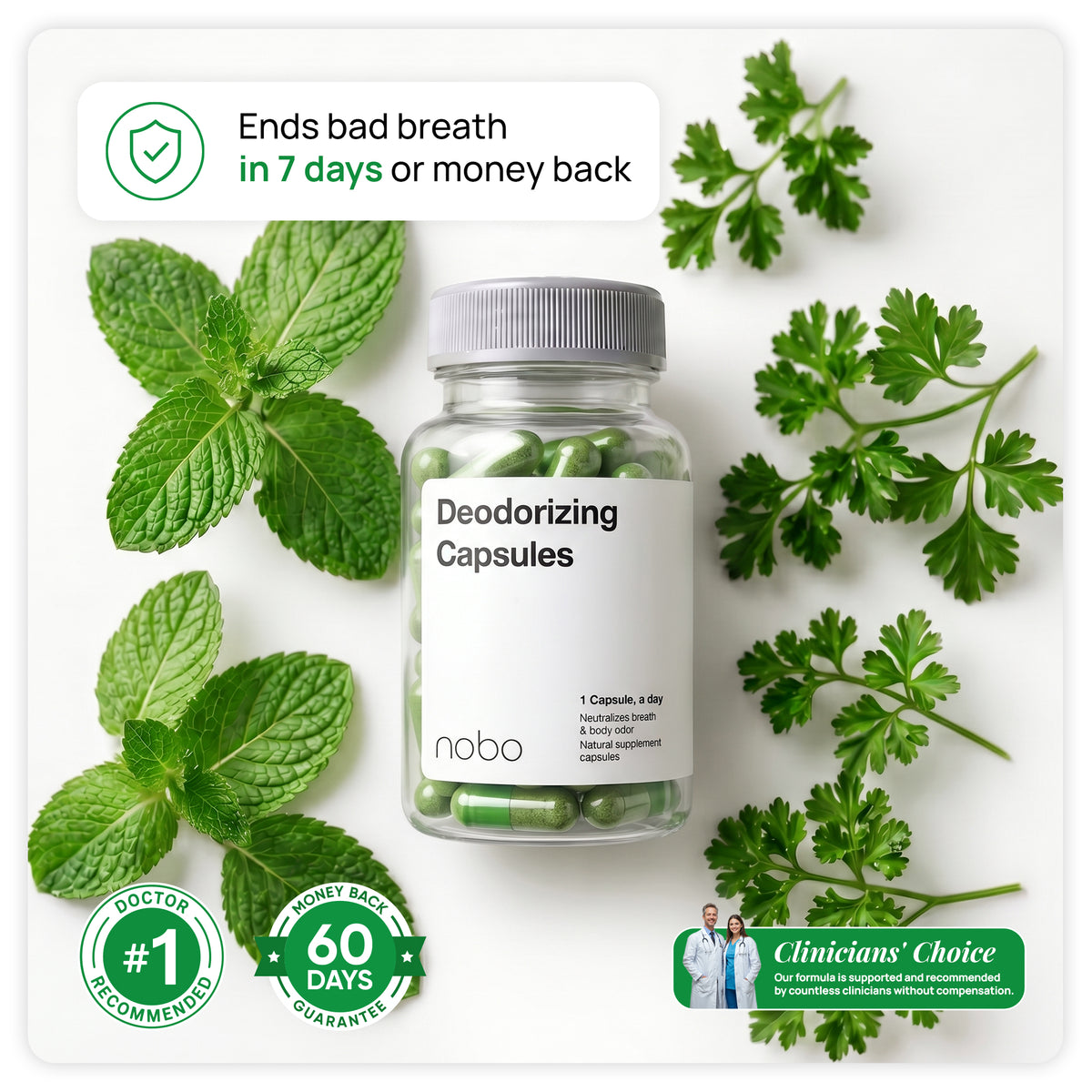 NOBO™ Clinical Strength Bad Breath Capsules 2.0