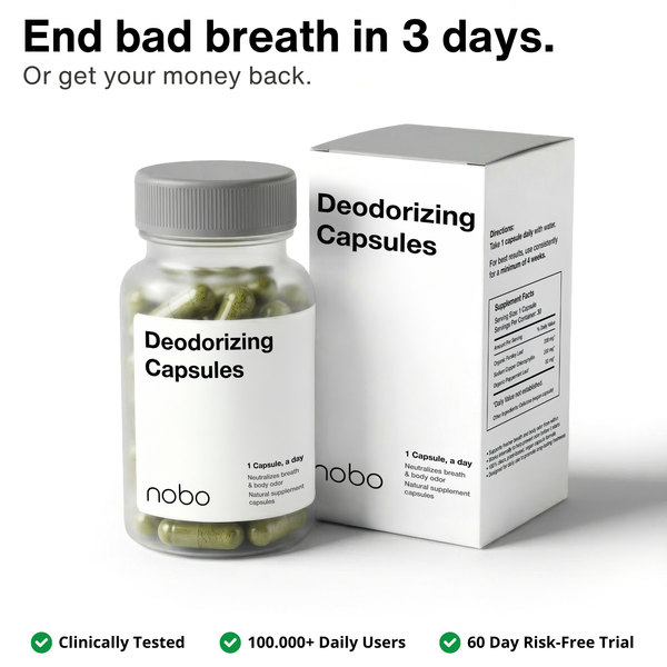 Clinical Strength Anti Bad Breath Capsule by NOBO™