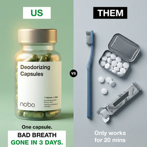Clinical Strength Anti Bad Breath Capsule by NOBO™