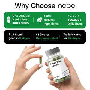 Clinical Strength Anti Bad Breath Capsule by NOBO™