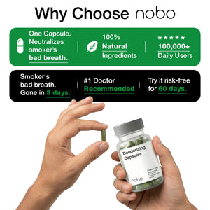 NOBO™ Anti-Bad Breath Natural Supplement - Made For Smokers